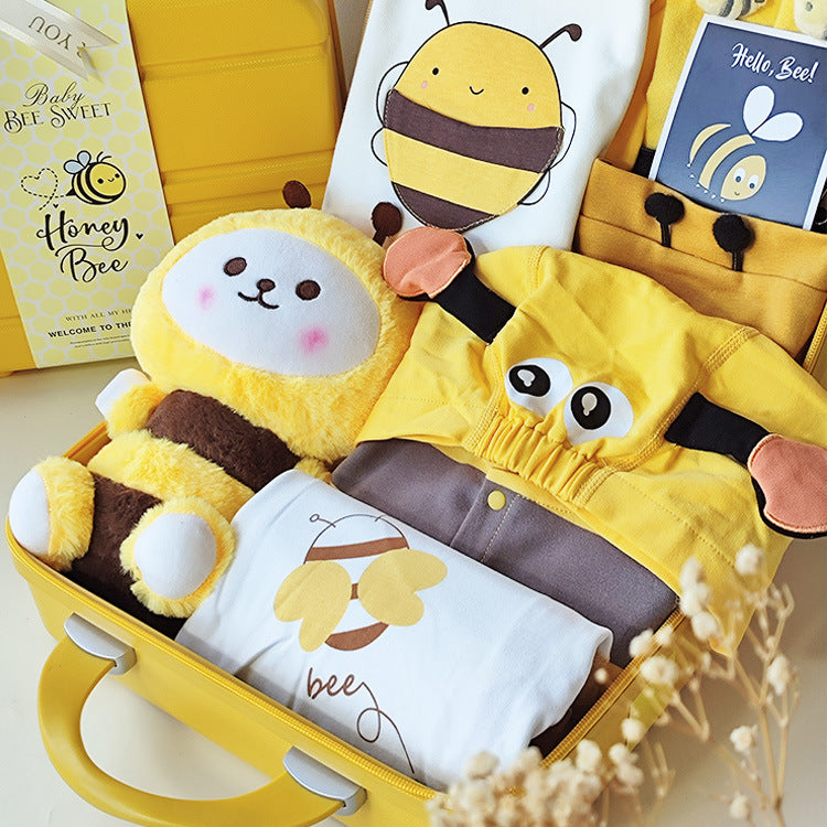 Baby Gift Package Little Bee Suit Newborn Baby Pure Cotton